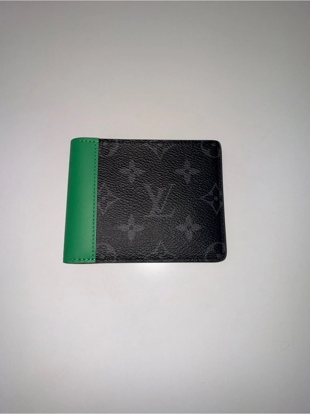 Louis Vuitton Slender Wallet with Green Accent